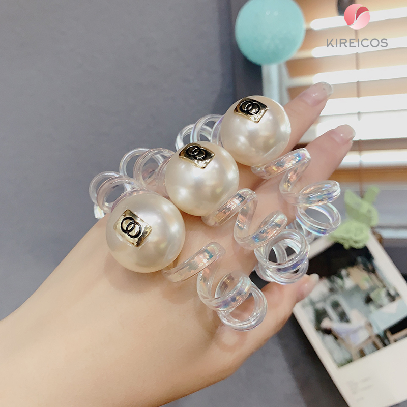 [HCM]1 Cột Tóc Dây Điện Sa Cừ Đính Châu Cao Cấp - kireicos