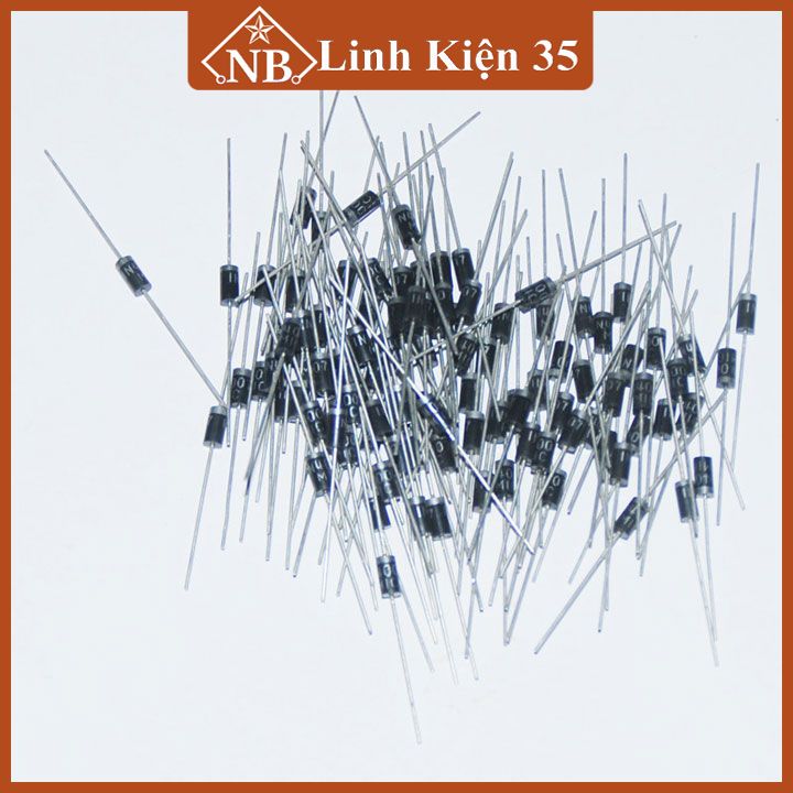 Diode chỉnh lưu 1N4007 1A 1000V (set 10 con, 50 con)