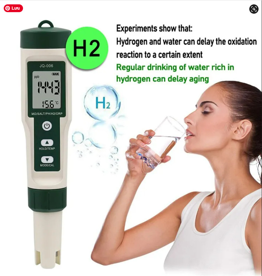 BÚT ĐO CHẤT LƯỢNG NƯỚC 10 TRONG 1 TDS/EC/PH/SALT/S.G/ORP/H2/TEMP