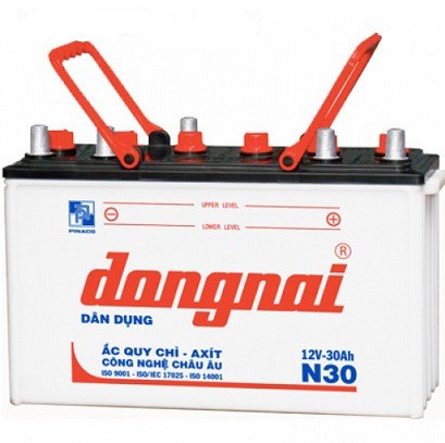 ẮC QUY ĐỒNG NAI NƯỚC 12V-30Ah (N30)