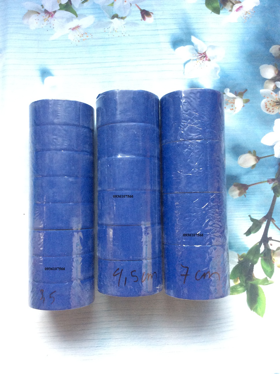 Băng dính si 14Y Dài 15m dán gáy 3.5 - 4.5 - 7cm - ĐỦ SIZE ( 1 Cuộn )