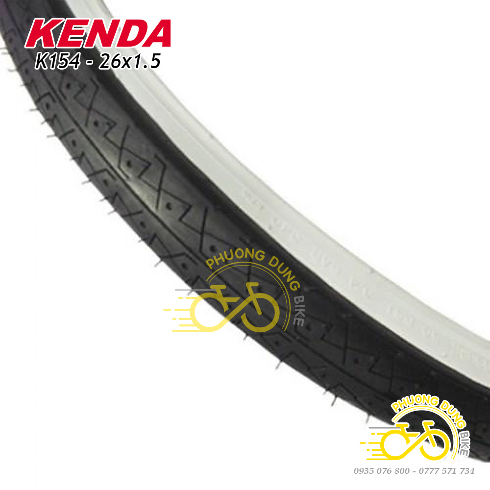 Lốp (Vỏ) xe đạp MTB KENDA VN K154 26x1.5 - 1 Cái