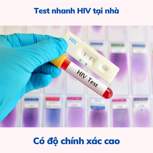 Que test nhanh HIV tại nhà Fastep (Che tên sản phẩm)