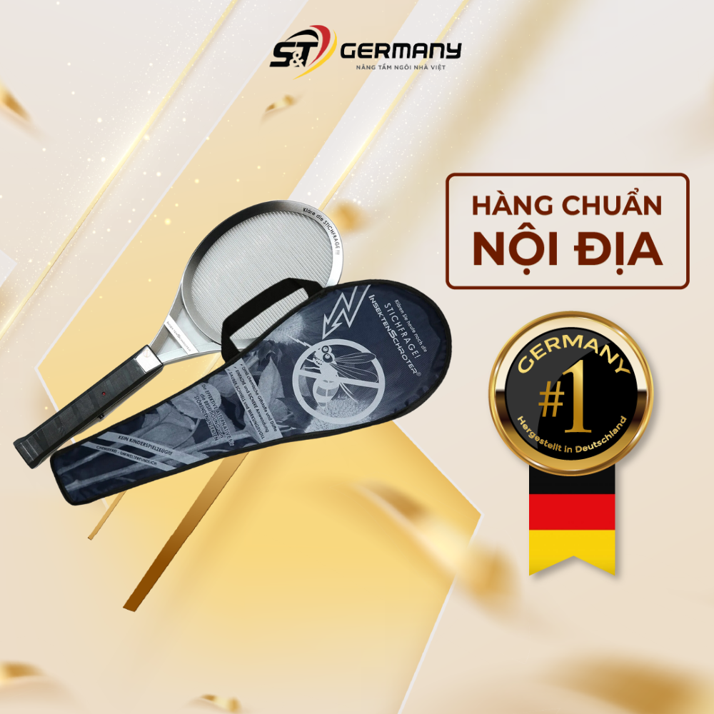Vợt muỗi điện schroter hàng nội địa đức vợt bắt muỗi chính hãng chất lượng cao germanysnt 550004