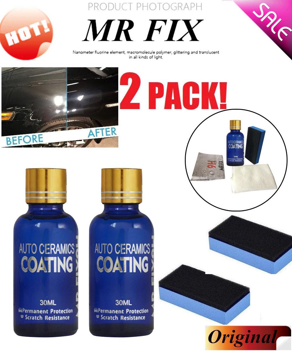 Combo 02 chai Mr Fix 9H TIẾT KIỆM 40% - Phủ bóng xe ô tô chống xước - Ceramic Coating MR FIX 9H-Dung dịch Phủ bóng xe Auto Ceramic Coating MR FIX 9H 30ml Chống Trầy Xước Mr FIX 9H-Dung dịch phủ gốm cao cấp bảo vệ sơn xe, chống xước Mr FIX 9H 30ml