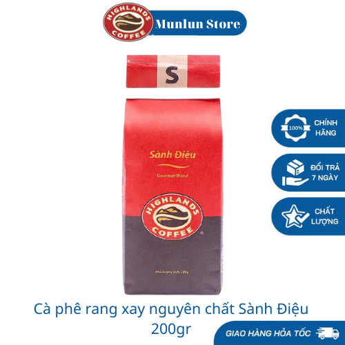 BÁO GIÁ Cà Phê Sành Điệu Highland | Shopee Lazada Sendo Tiki mới nhất 2 Cà phê Rang xay Highlands Coffee Sành Điệu - 200GR- Hàng mới sản xuất