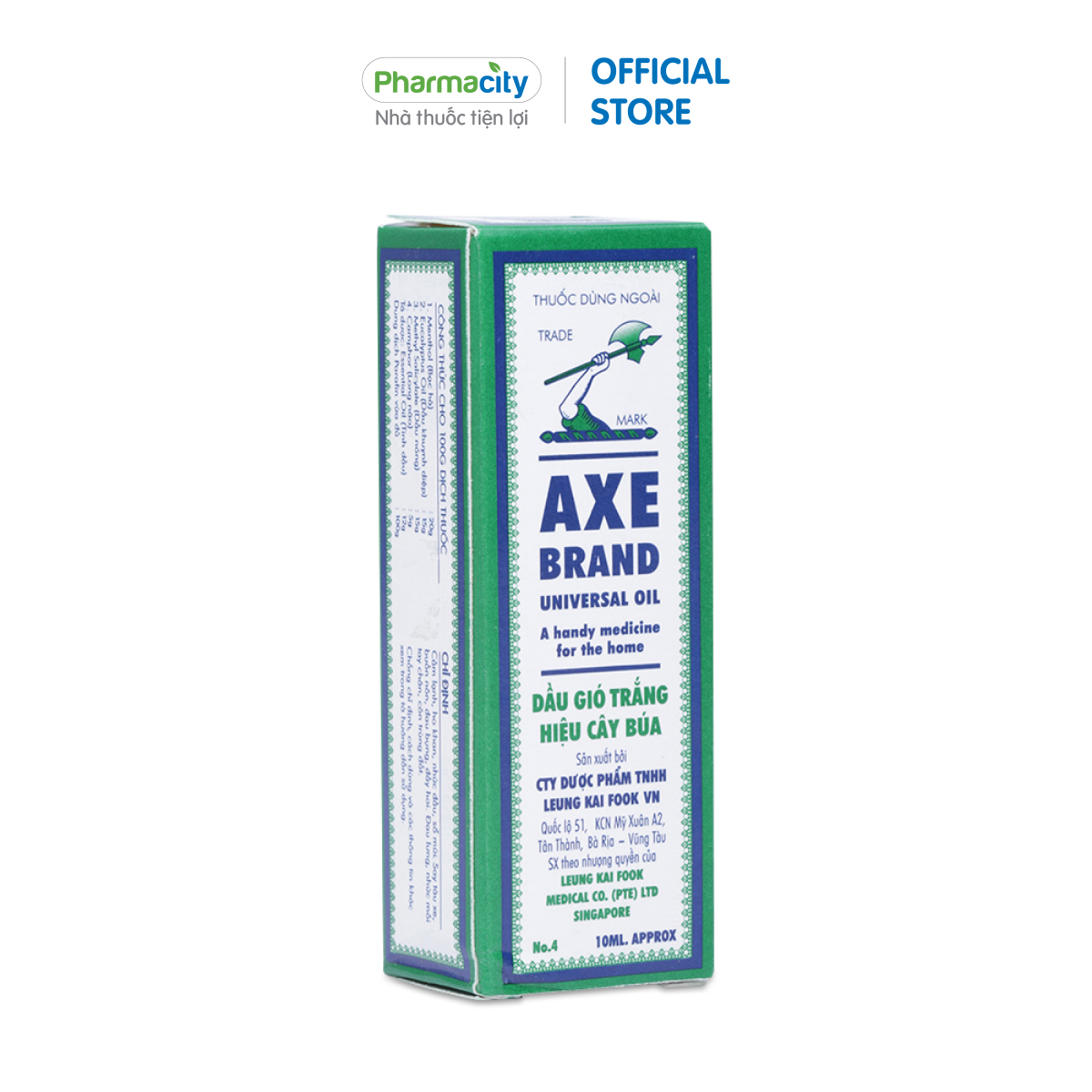 Dầu gió trắng hiệu Cây Búa 10ml