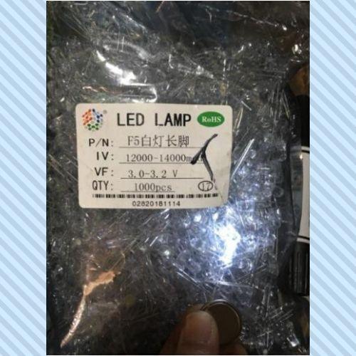 Led 5 Ly Màu Trắng (1000con/túi)