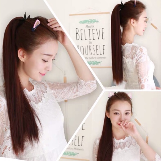 🎁🎁 CỘT TÓC THẲNG ĐỦ ĐỘ DÀI ĐỦ MÀU