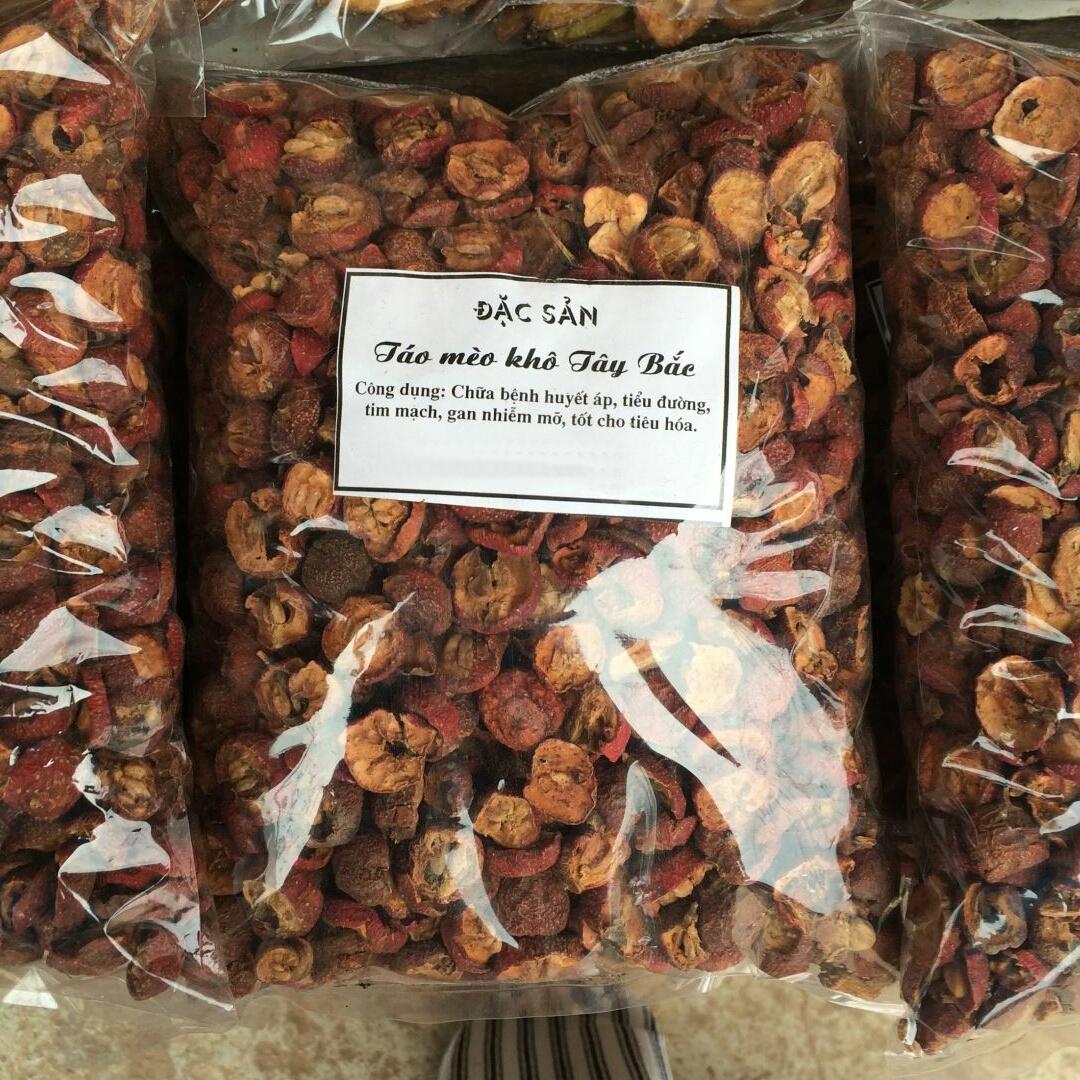 1kg táo mèo khô mù cang chải