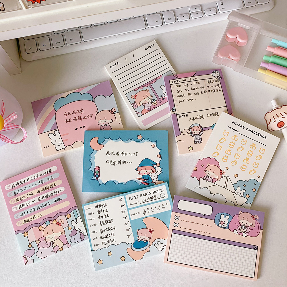 [Có sẵn] Giấy note - sticky note màu pastel xinh xắn