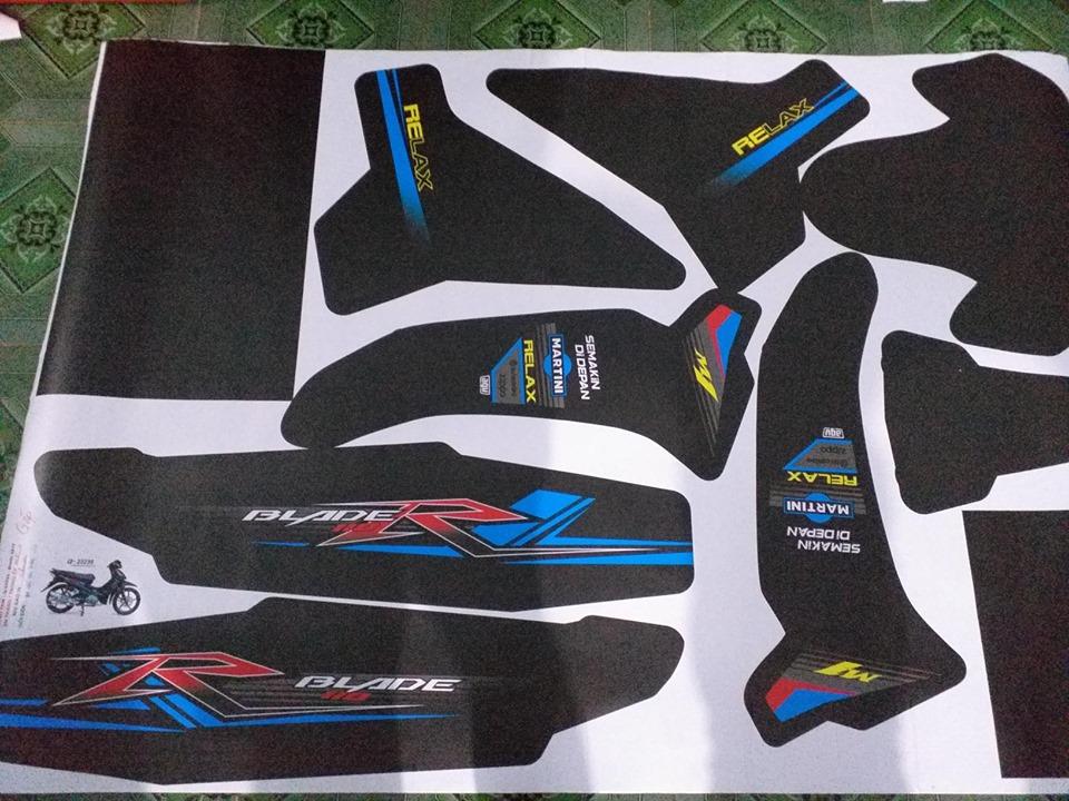 tem trùm honda blade đặt in