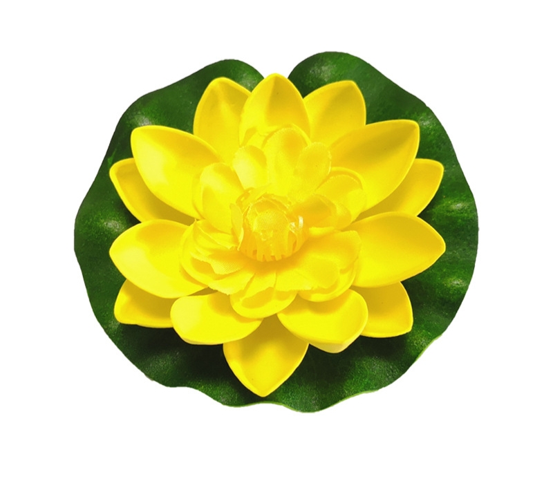 Hoa Sen giả Thả Nước Thả Bát 18 15cm trang trí Tiểu Cảnh vườn hồ