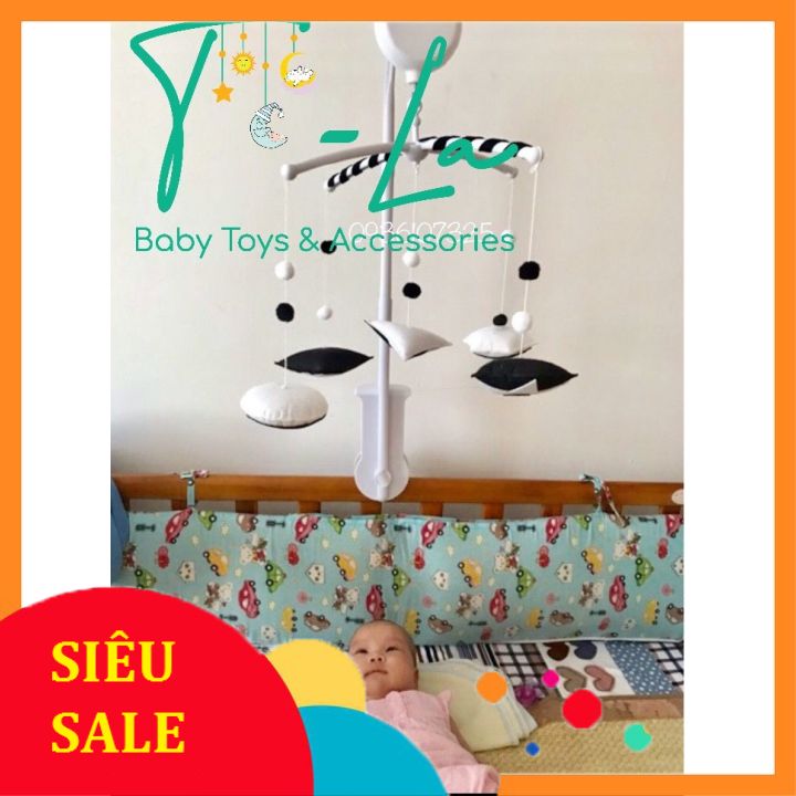 [Siêu Sale] Treo nôi đen trắng handmade kích thích thị giác