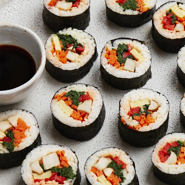 Mành tre cuốn Kimbab Sushi Hàn Quốc