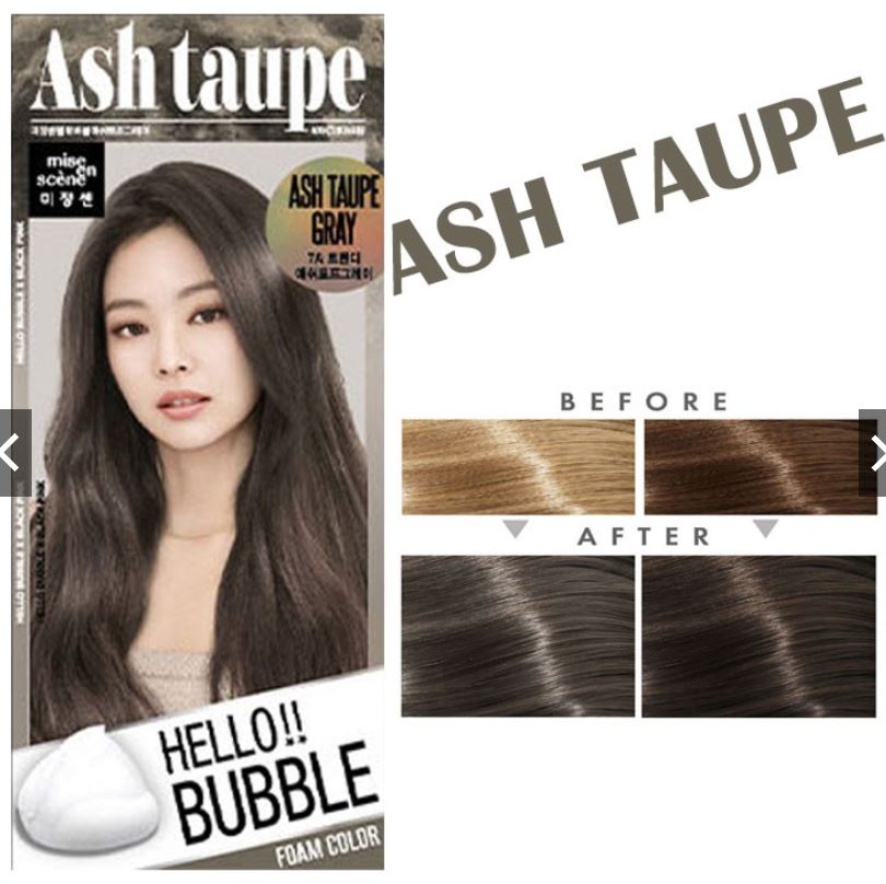 Bọt Gội Nhuộm Tóc Miseen Hello Bubble Foam Color