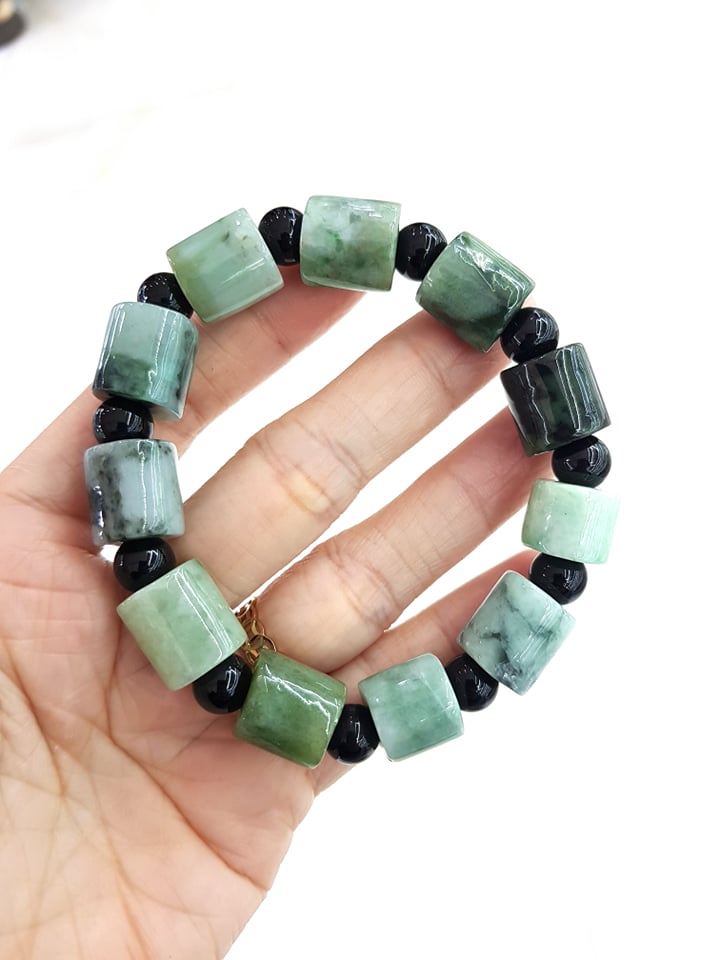 Vòng Tay Đá Ngọc Cẩm Thạch Thiên Nhiên