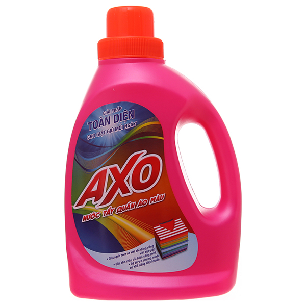 Nước tẩy quần áo màu AXO 800ml