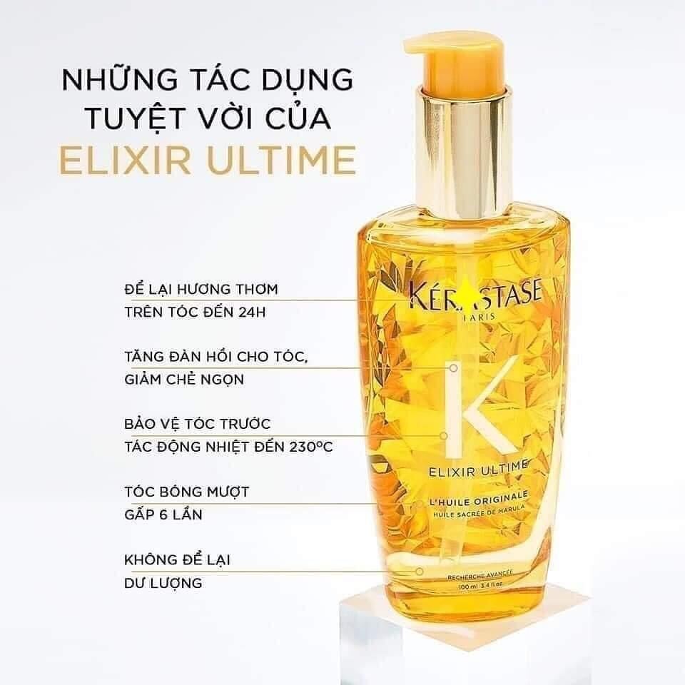[FreeShip Max] - Dầu dưỡng tóc Kera$tase Elixir Ultime 100ml - Kiss cosmetics