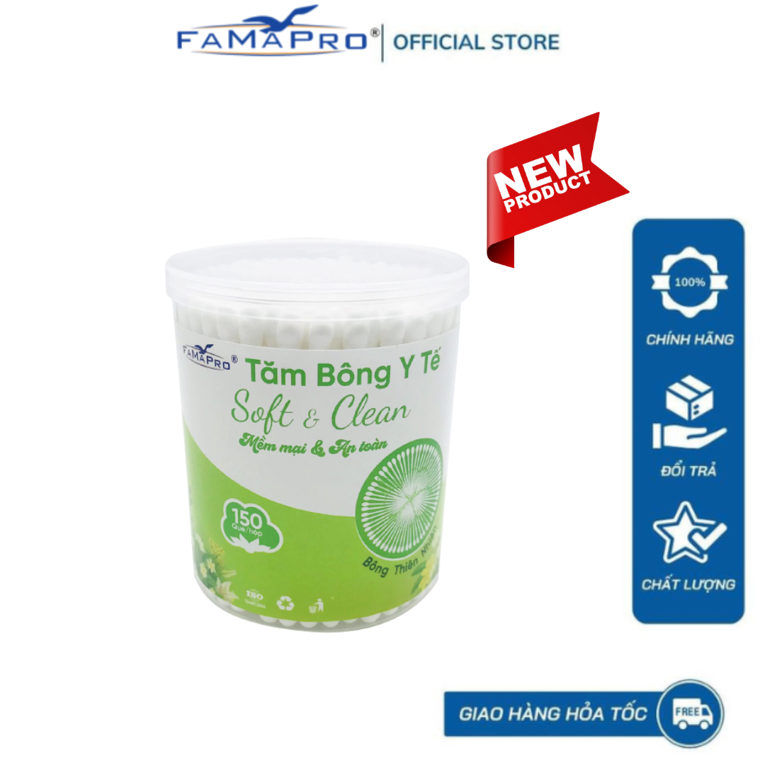 [FAMAPRO TĂM BÔNG] Tăm bông y tế Famapro