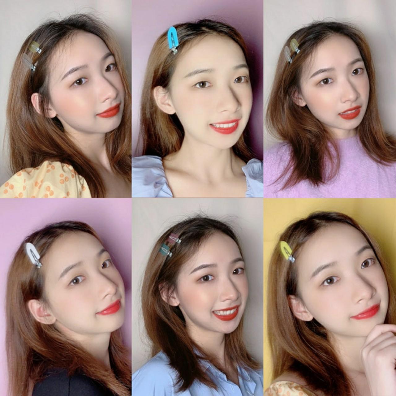 Kẹp tóc SET 04 KẸP IDOLL NHỰA TRONG