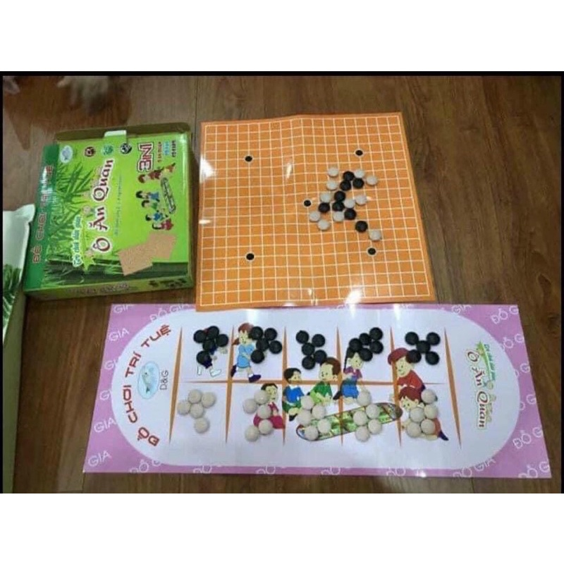 Trò Chơi Cờ Vây, Cờ Caro, Ô Ăn Quan 3 trong 1