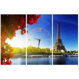 Đồng hồ tranh Paris mộng mơ Vicdecor DHT0208