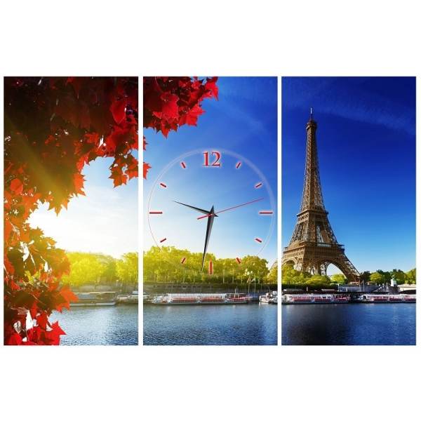 Đồng hồ tranh Paris mộng mơ Vicdecor DHT0208