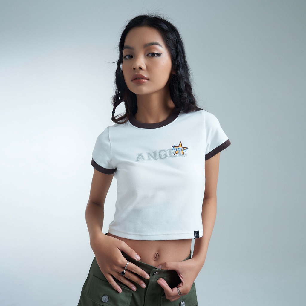 Áo Croptop PRADIES Bling Angel Phome Croptee