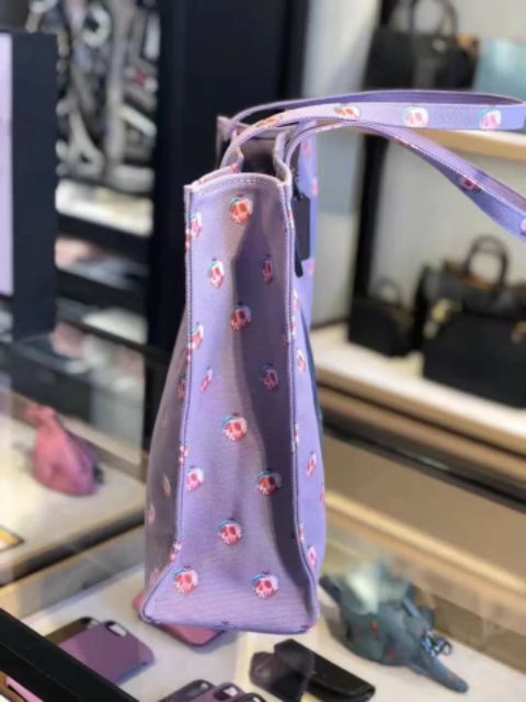 Túi Coach Tote Bố Auth, Style ngầu chất