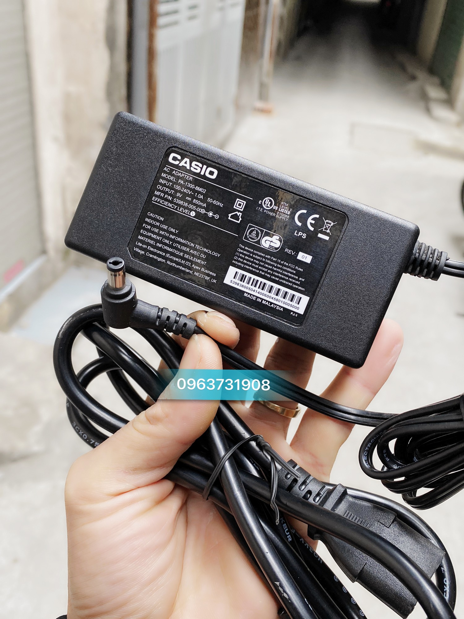 Bộ nguồn đàn casio CTK-520L bản gốc casio cung cấp