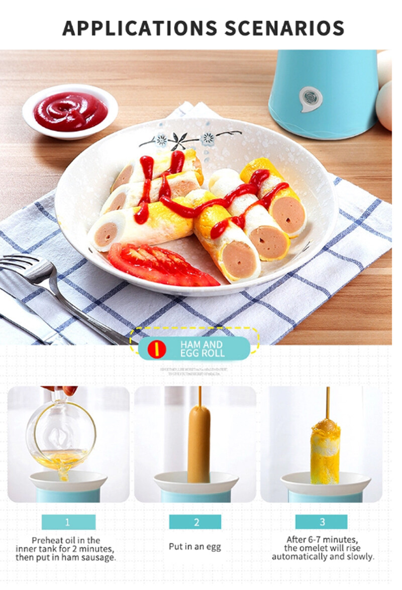KAIMEIDI mini breakfast machine egg roll machine    egg automatic egg machine