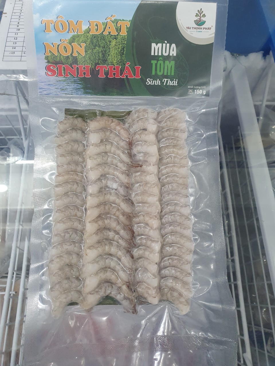 [Giao nhanh HCM] (150gram) nõn tôm đất đông lạnh, thịt tôm đất đông lạnh, tôm đất cà mau.