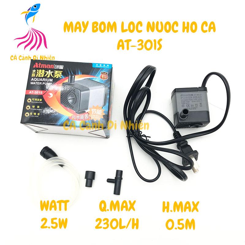 Máy bơm nước atman 2.5w at-301s lọc nước cho hồ cá cảnh