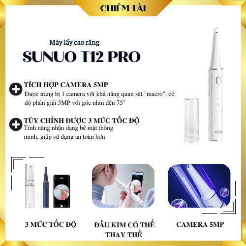 Máy lấy cao răng sunuo t12 pro