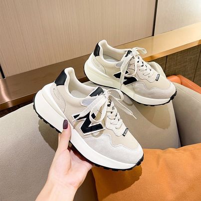 giày Nữ Thể Thao Chữ N Độn Đế Cao Cấp