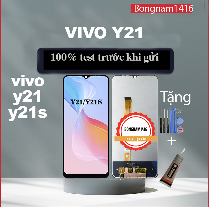 Màn hình vivo y21-2021 / y21s tặng bộ sửa và keo dán b7000.