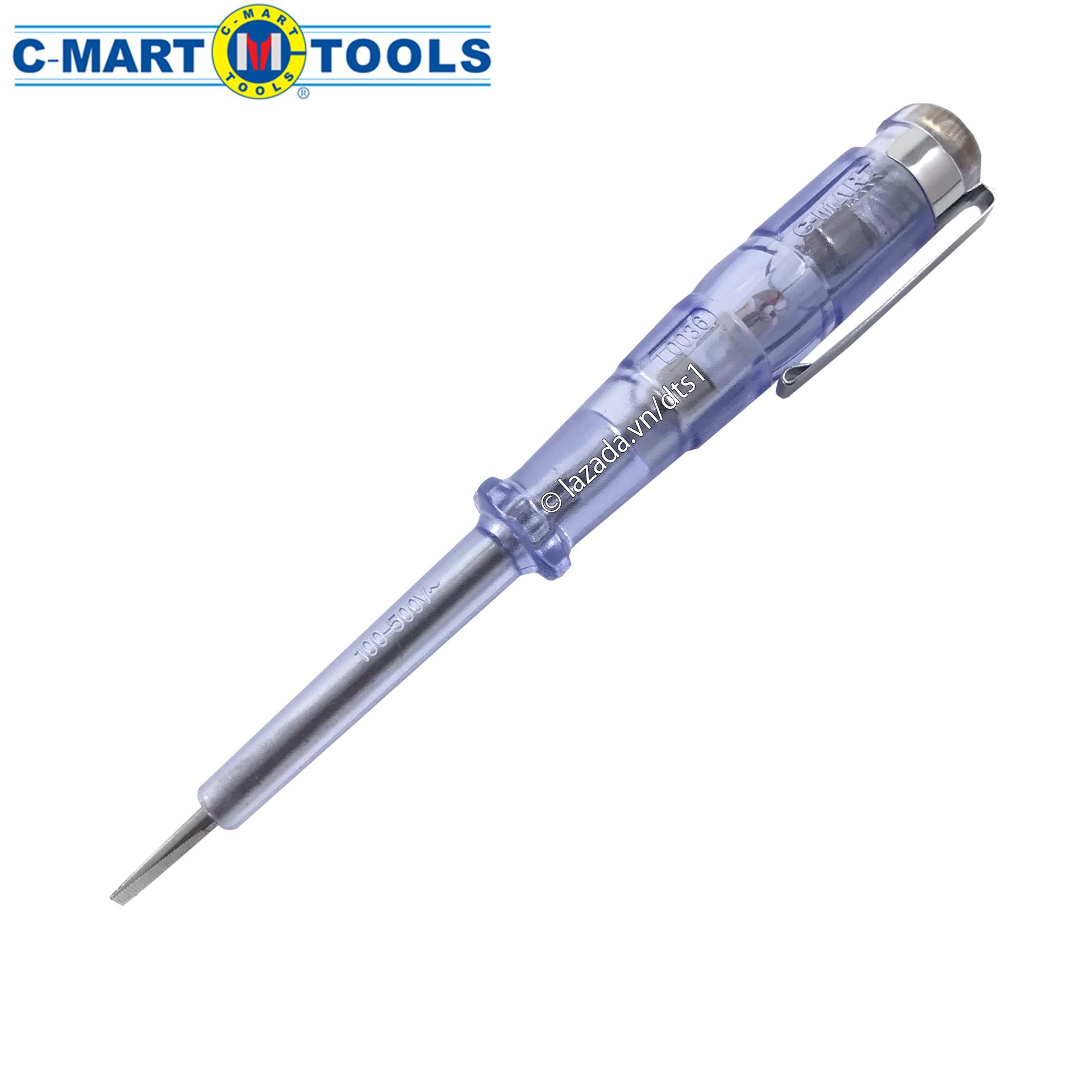 Bút thử điện AC100-500V 145mm C-Mart L0036