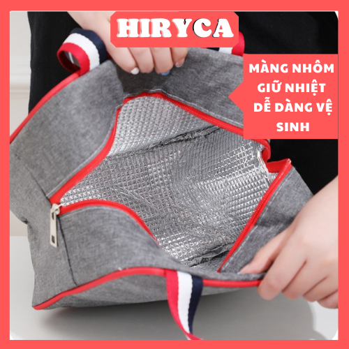 Túi giữ nhiệt đựng cơm, túi đựng hộp cơm văn phòng HIRYCA