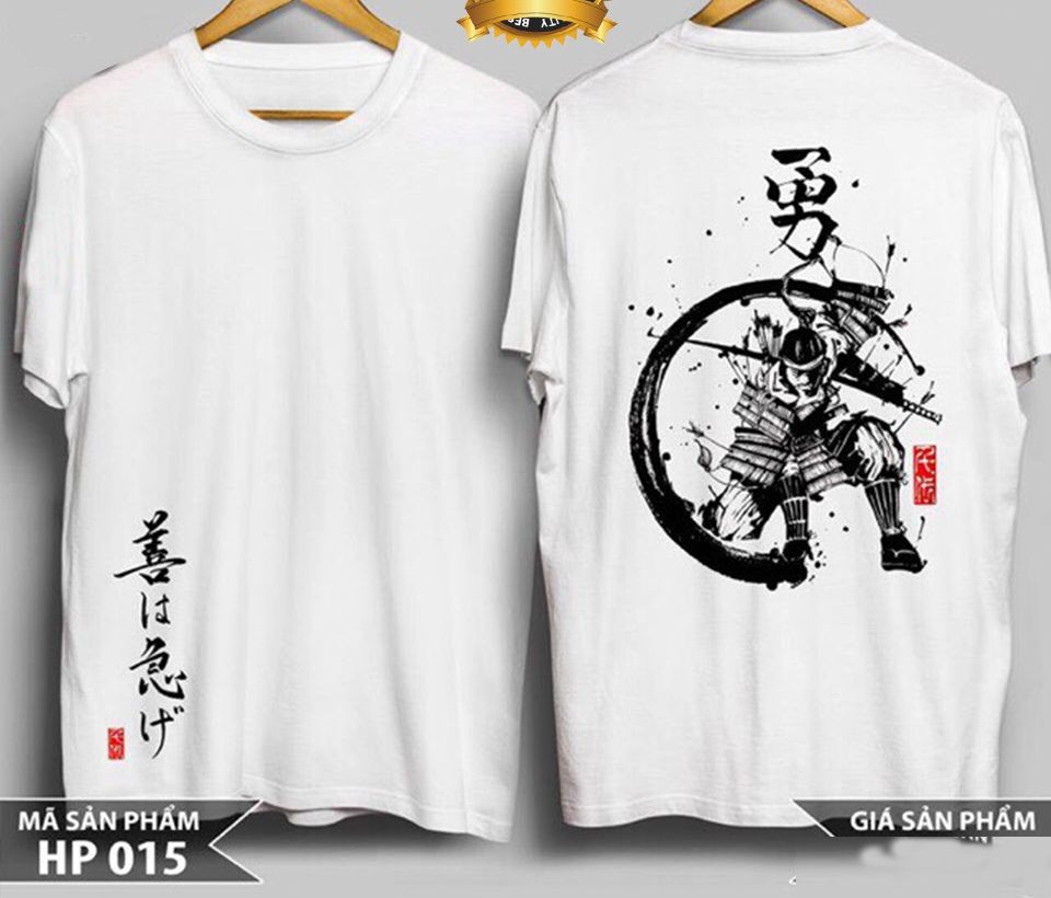 [HCM]Áo Thun Phong Cách Nhật Bản Cực Chất | Áo Chiến Binh Samurai Thư Pháp