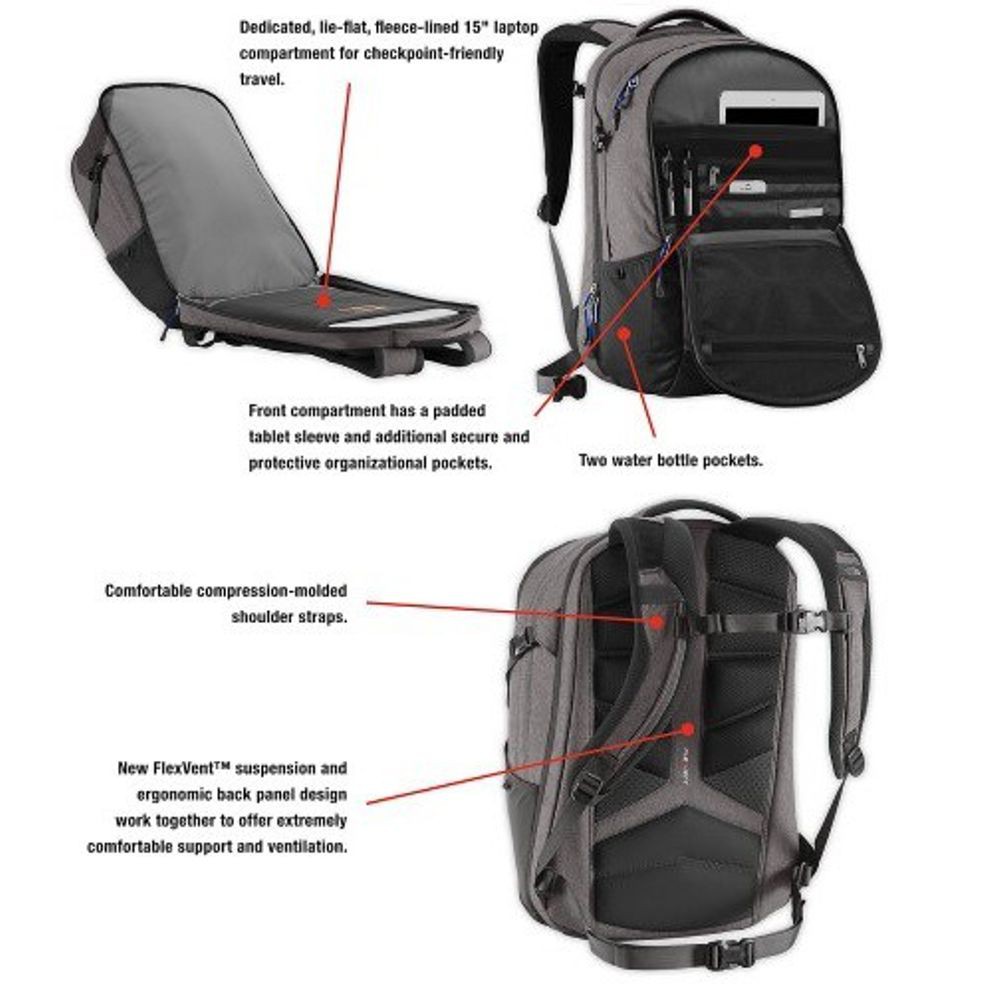 Balo du lich laptop Surge  The North Face
