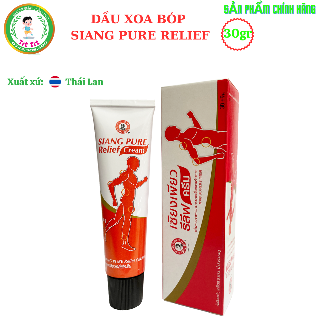 Dầu xoa bóp Siang Pure RELIEF 30gr