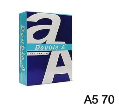 Giấy photocopy A5 Double A 70gsm (Ream 500 tờ)
