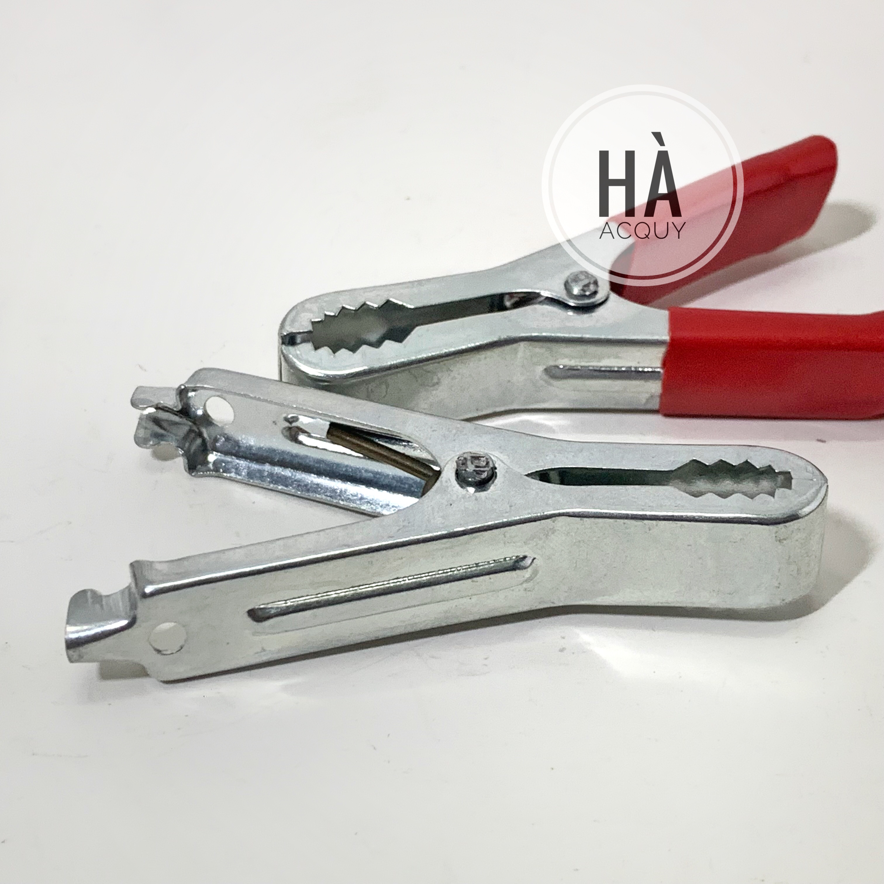 Kẹp Cá Sấu Acquy Xi Đỏ Đen Tài 30A - 7Cm (loại tốt) - 10 cặp
