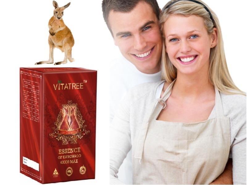 Viên Uống Tăng Cường Sinh Lý Vitatree Essence Of Kangaroo 40000 Max nhập khẩu