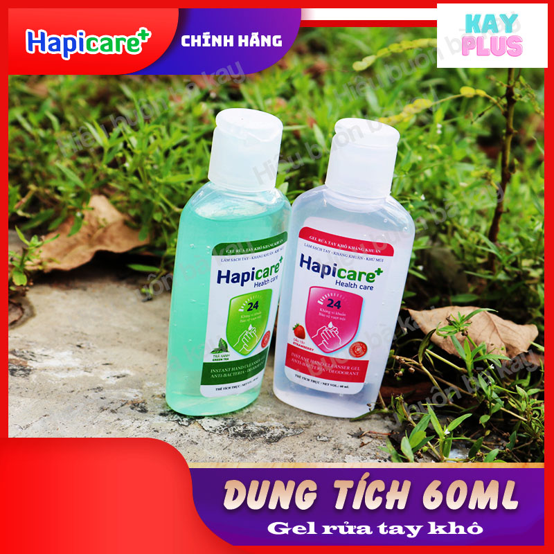 [Combo 20 chai] Gel rửa tay khô mini Hapicare+ (60ml)