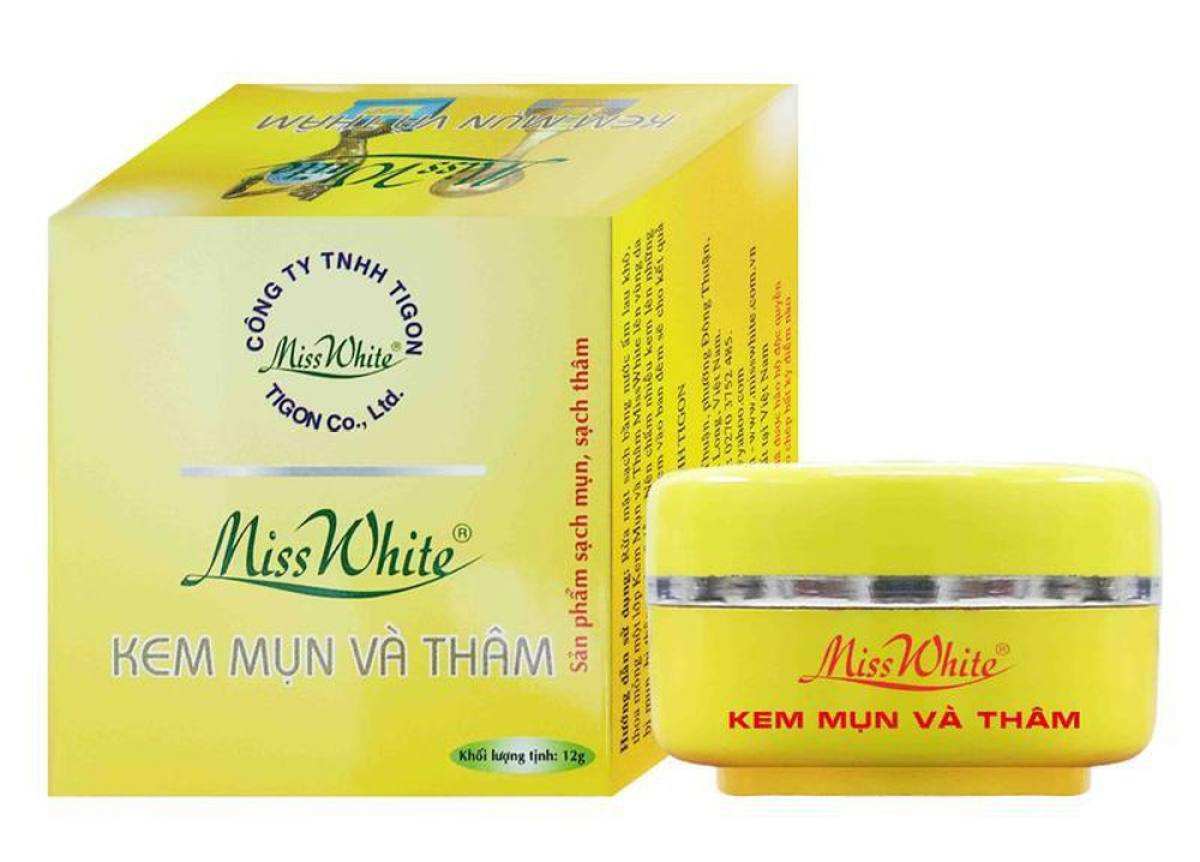 [HCM]Kem Mụn Và Thâm Miss White 6g