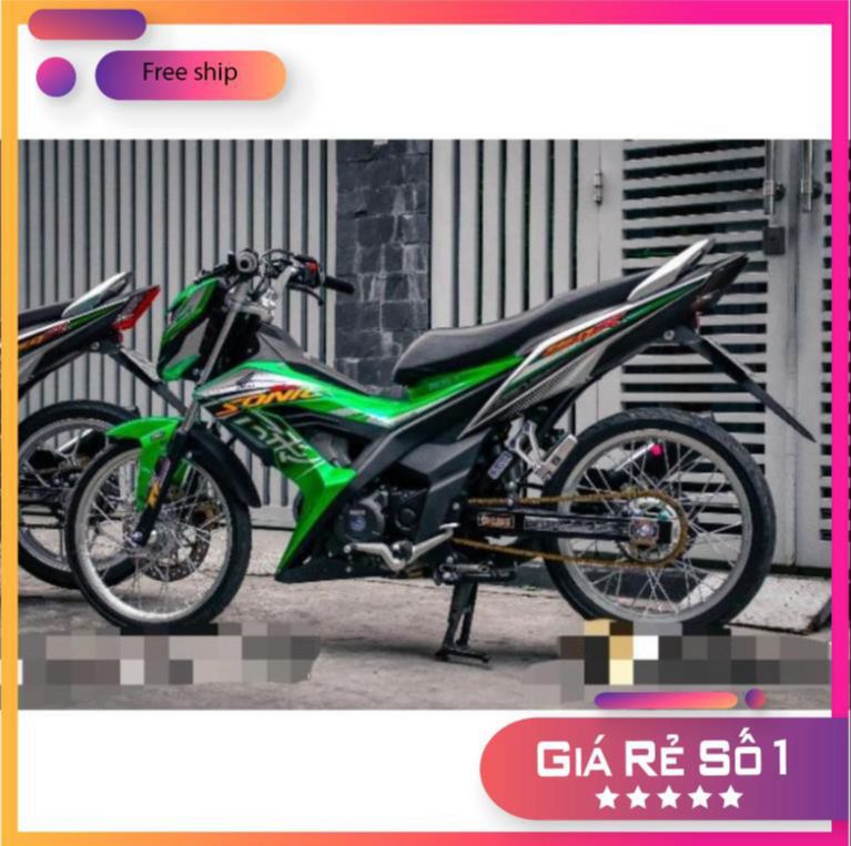 Tem rời xe SONIC 150 XANH