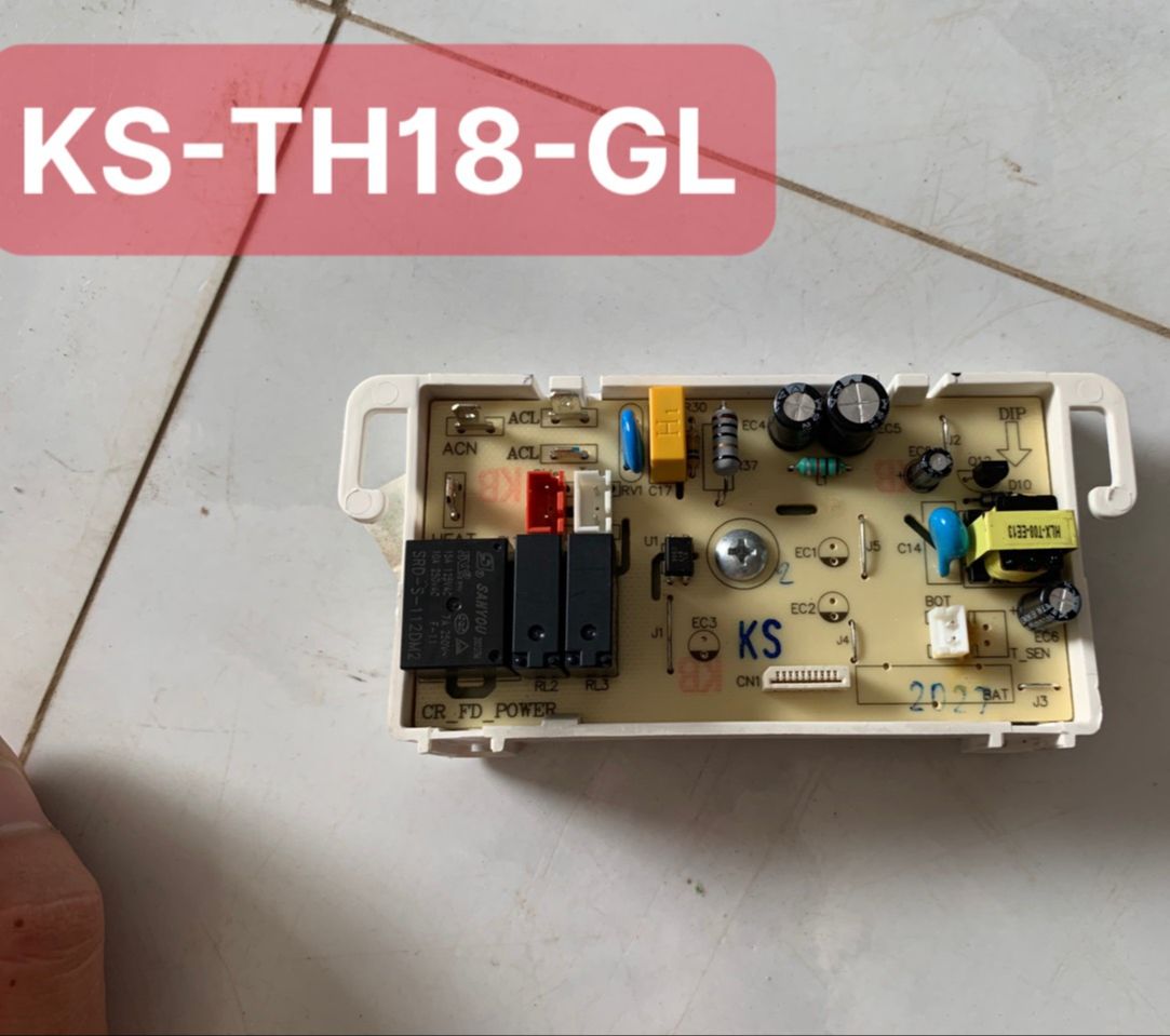 Nồi cơm điện tử Sharp 1.8 lít KS-TH18-GL Bo khiển Bo chủ cảm biên mâm nhiệt nắp ron