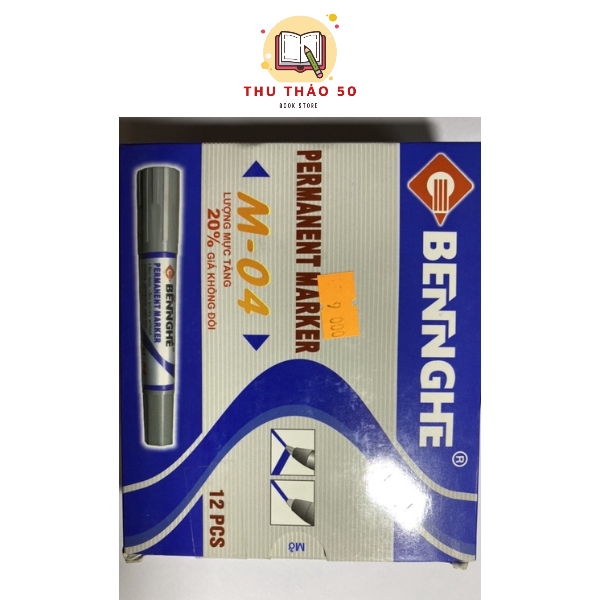 Bút lông dầu bến nghé m-04 xanh.